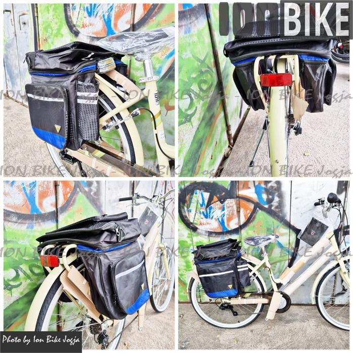 Tas Pannier Bag Logo Topeak - Tas Touring Belakang Bagasi Rak Murah