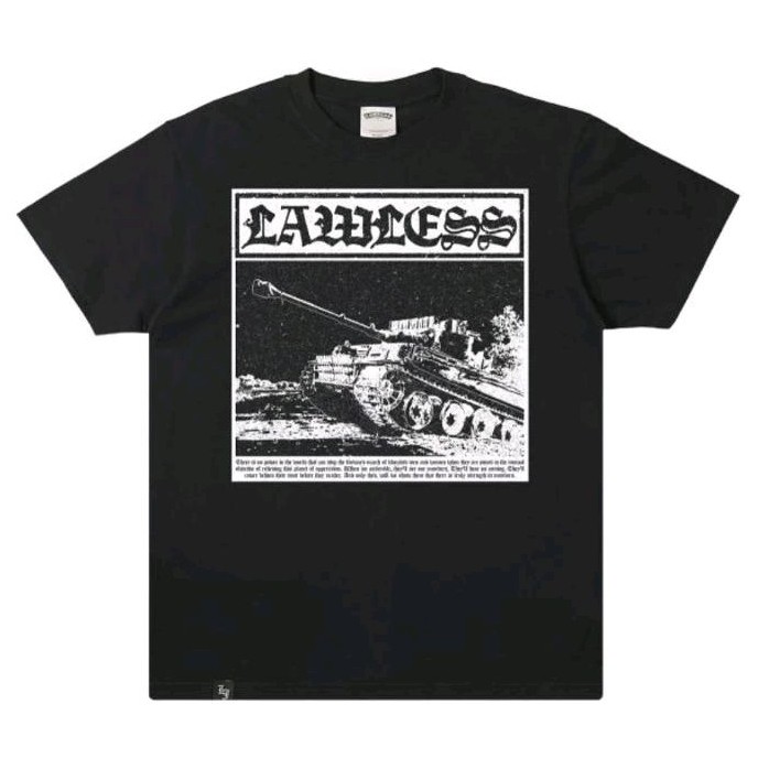 (COD) Tshirt LAWLESS JAKARTA - SKIRMISH - Lawless Jakarta Official