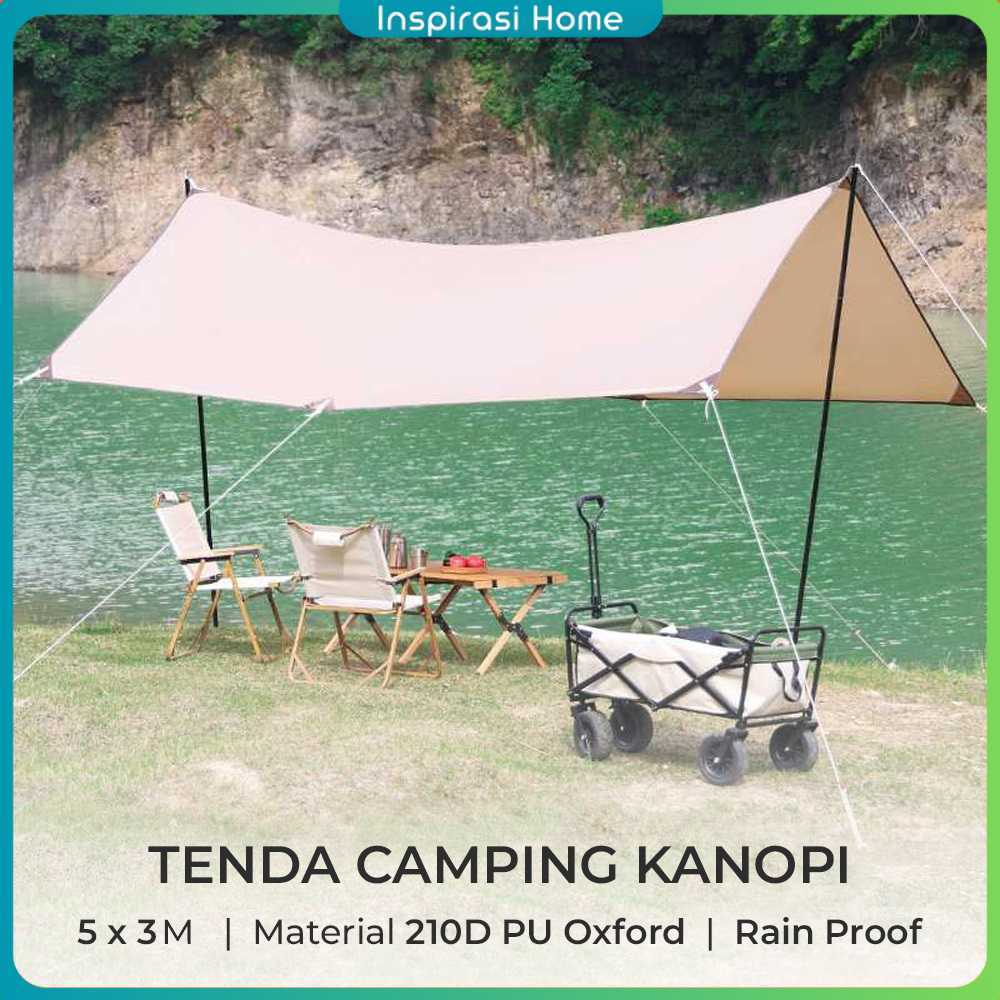 Buizel Flysheet Terpal Tenda Camping Waterproof Anti UV - B3