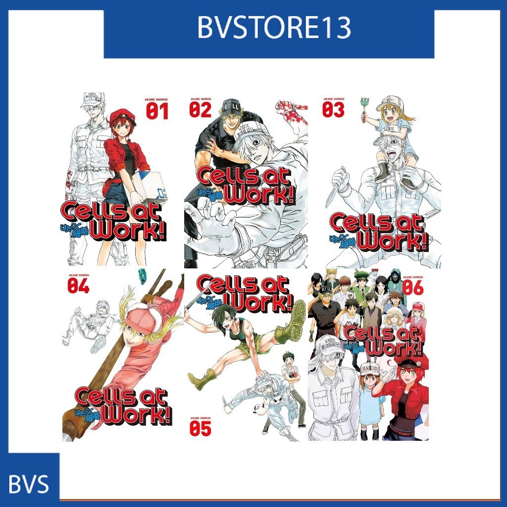 Komik Cells at Work (6 book series)
