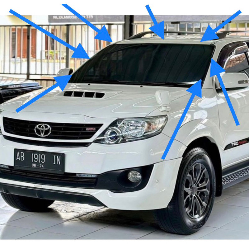 KARET KACA DEPAN BESAR SEMUA MOBIL TOYOTA FORTUNER HILUX G V TRD SPORTIVO VNT TURBO LAMA 2006 2008 2