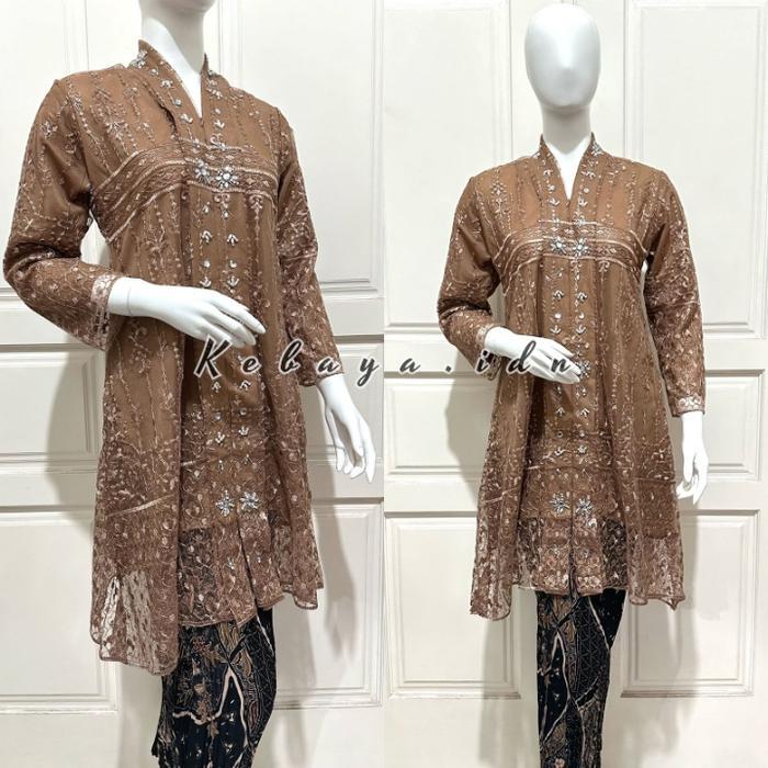 Setelan kebaya modern dan elegan 2024 - Atasan kebaya  Remaja  Dewasa payet mewah - kebaya pesta kon