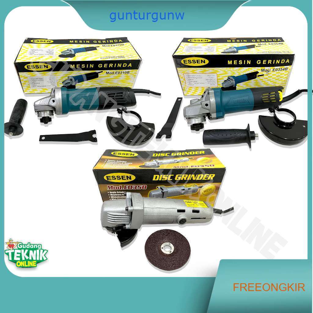 Mesin Gerinda Tangan 4" ESSEN E0-310B E0-350 E0-354B / Mesin Gerinda Tangan Listrik Gurinda Grinda A