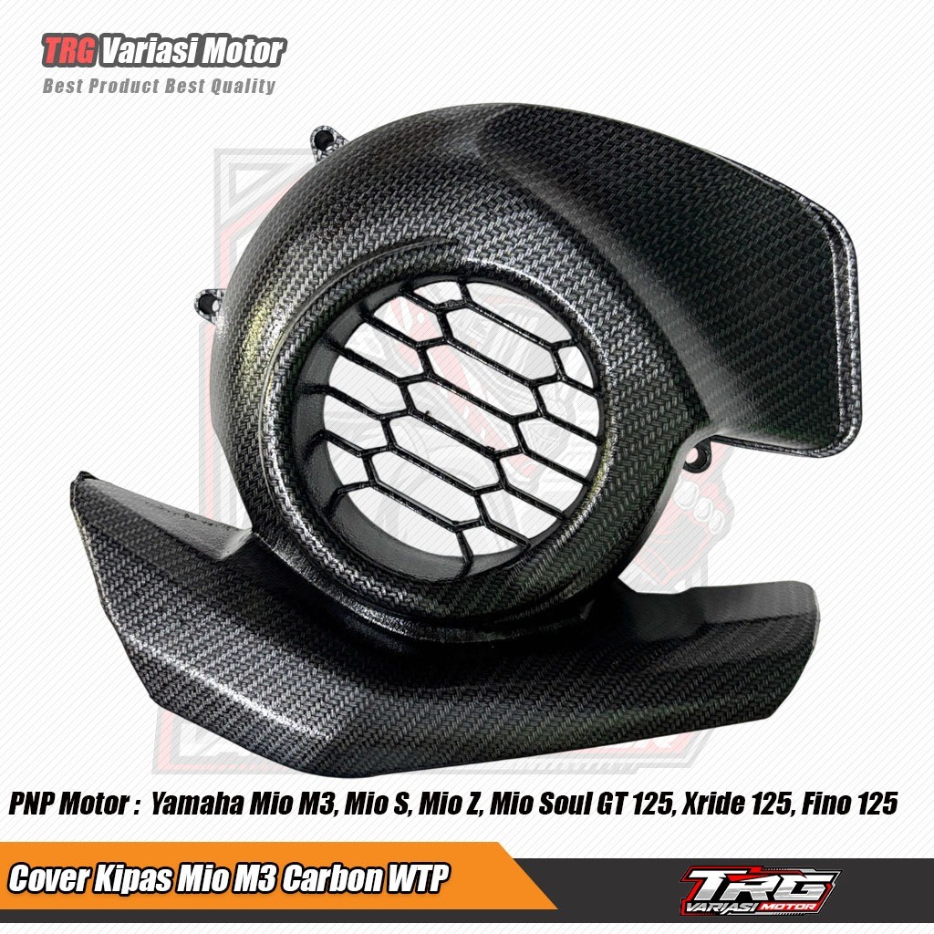 Cover Kipas Mio M3 Cover Kipas Mio GT 125 Carbon WTP Original TRG