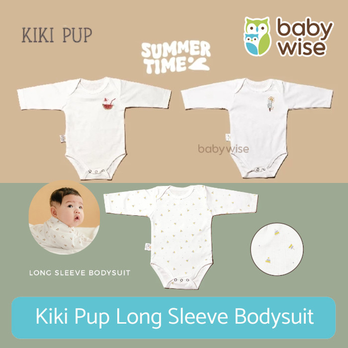Kiki Pup Long Sleeve Bodysuit - Jumper Bayi
