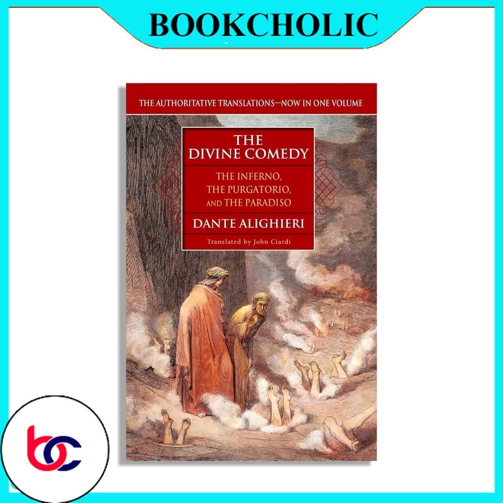 The Divine Comedy (The Inferno, The Purgatorio, and The Paradiso) by Dante Alighieri (English) - Boo