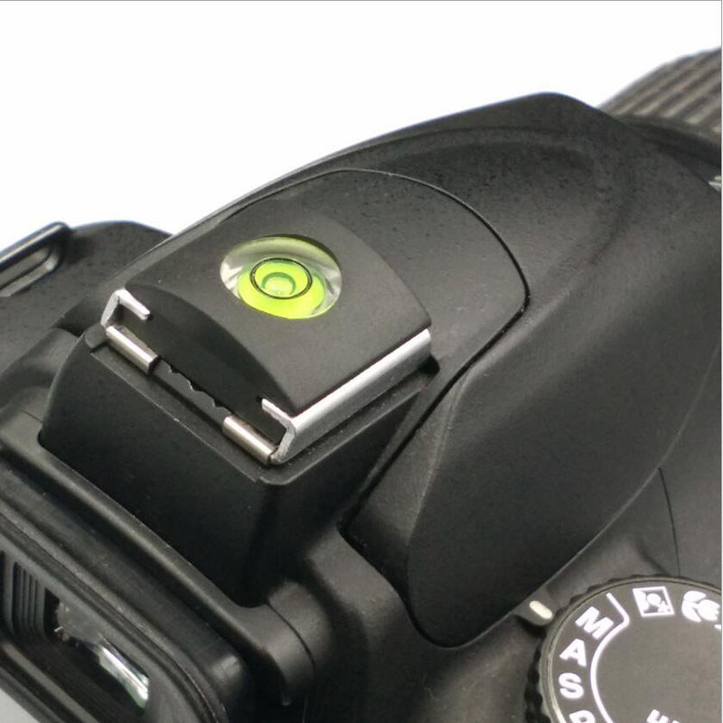 2pc Universal DSLR Cameras Bubble Spirit Level Flash Hot Shoe Cover Cap Protector Case for Nikon Can