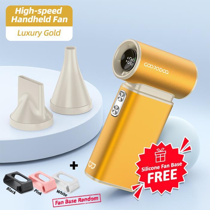 Harmoni store_ GOOJODOQ GFS009 3-in-1 Ultra High-Speed Premium Handheld Fan Up to 71000 RPM 6000 MAH