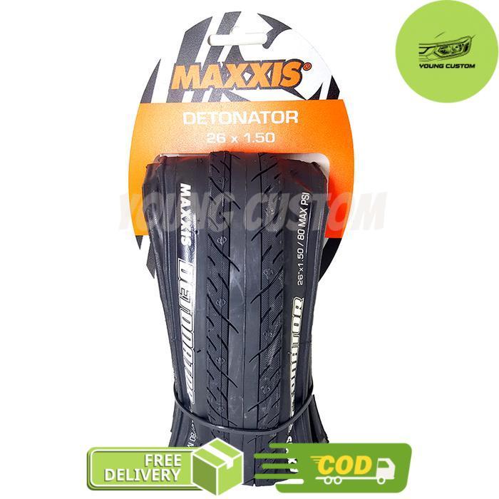 Maxxis Detonator Kevlar TIre | Ban Luar Sepeda 26 / 27.5 / 700C - 26x1.50 -young