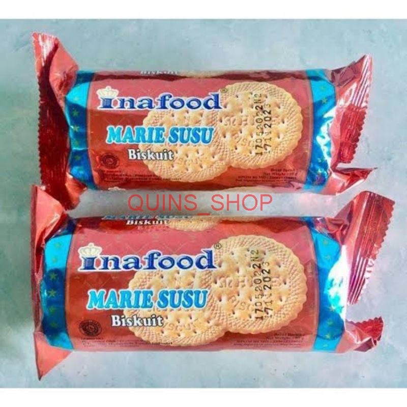 Roti marie susu 95gram / biskuit marie susu / biskuit susu / marie biskuit quins_shop
