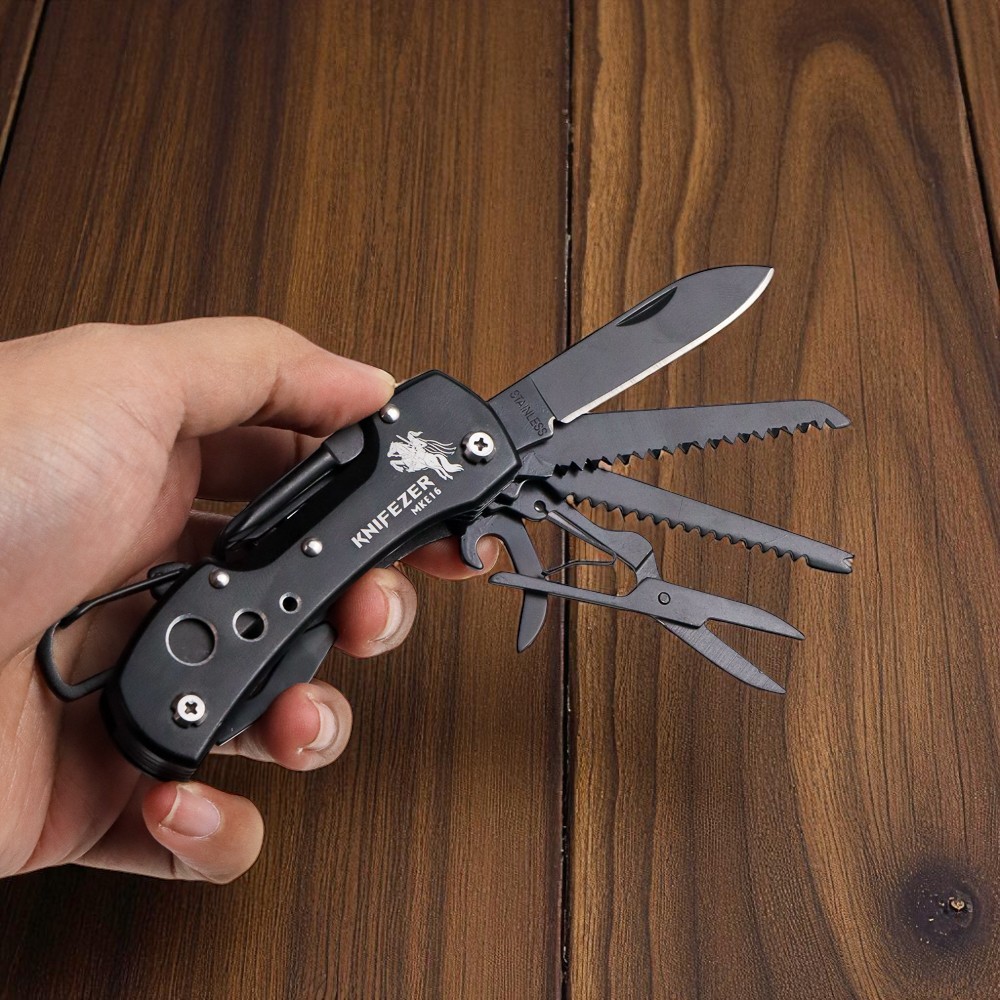 Pisau Swiss Army Pocket EDC Multifungsi / pisau lipat EDC