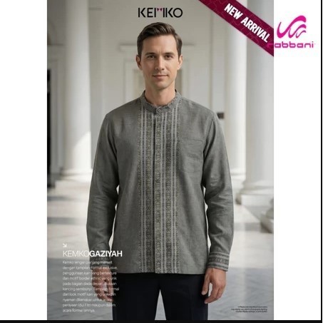 Rabbani - Baju Koko Motif Kemko Gaziyah Mst | Kemko Rabbani Motif Terbaru