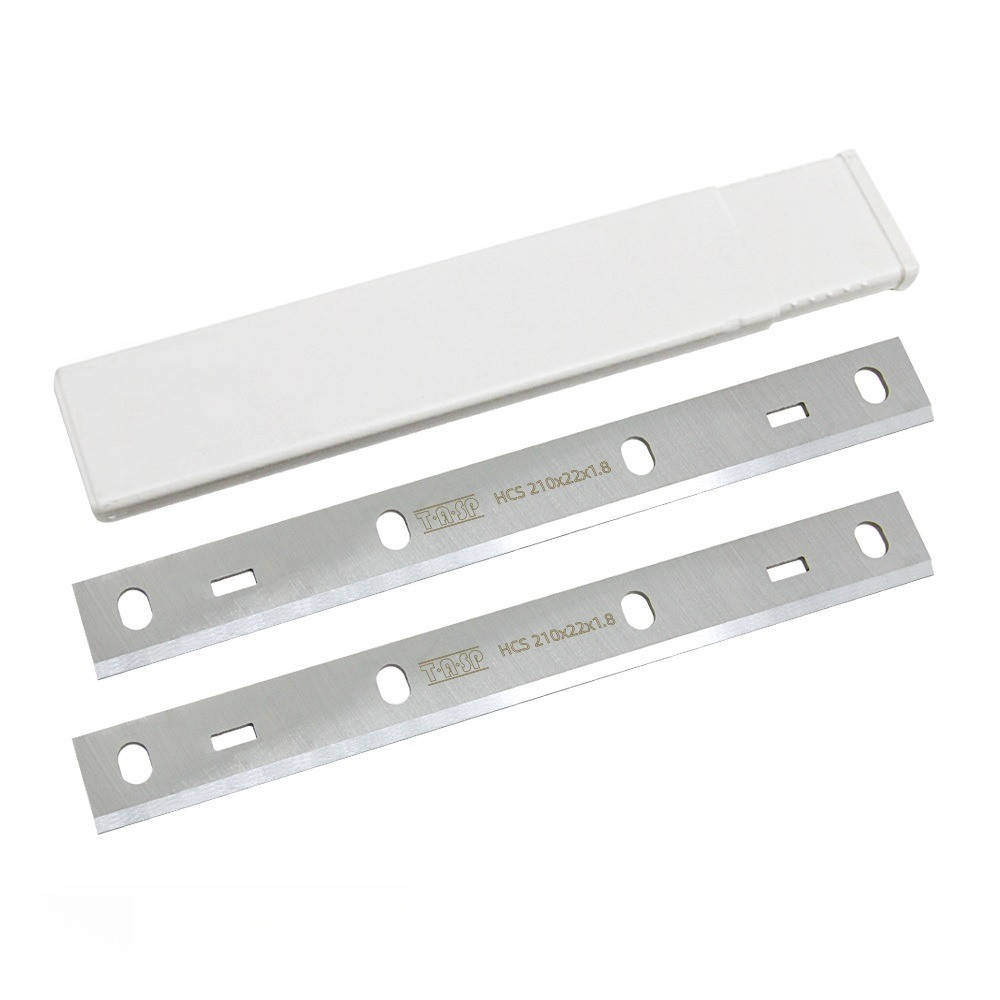 1 Pair 210mm HCS Planer Blade 210x22x1.8mm Thickness Planer  Spare Part for Power Tools Kity PT8500 