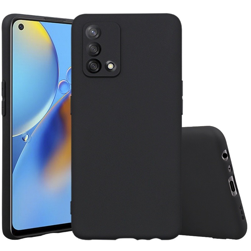 Oppo A74 A95 Case Softcase Black Matte Camera Protection Case Casing Hp Oppo A74 A95
