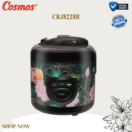COSMOS RICE COOKER NON STICK CRJ8228B 2L/CRJ-8228B/CRJ-8228-B/CRJ-8228/ORIGINAL BERGARANSI RESMI