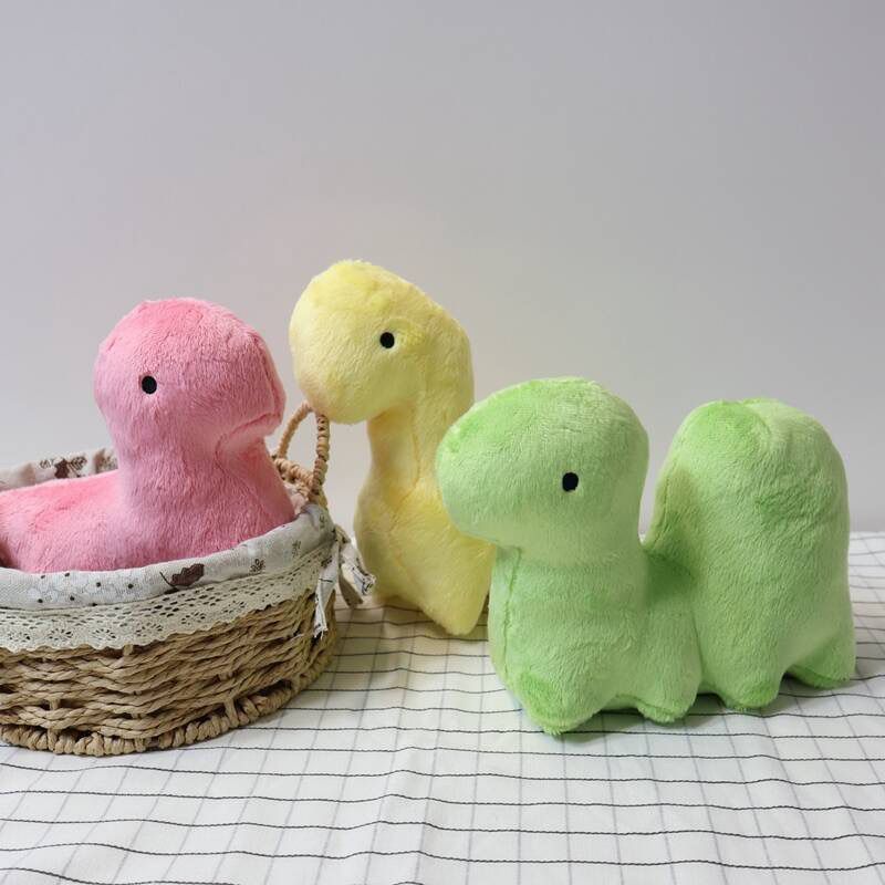 Boneka dinosaurus lucu, boneka dinosaurus berwarna-warni