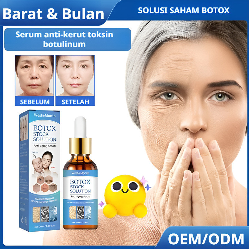 Efek Botox Tanpa Suntikan   Serum Botox Anti Kerut Mengatasi Kerut Wajah Dan Mengencangkan Kulit Ser