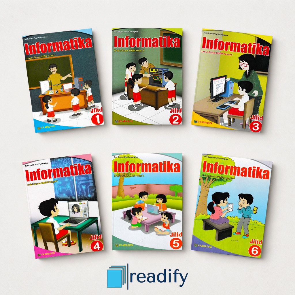 Informatika Kelas 1 2 3 4 5 6 SD/MI Arya Duta Kurikulum Merdeka Revisi Terbaru