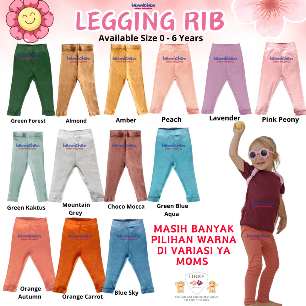 TARRA - Legging Cotton 1-6 tahun legging anak perempuan legging bayi terbaru