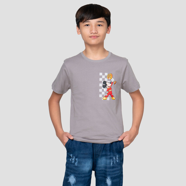 Disney Mickey Racer Roadster Print Kaos Anak Laki-laki 123622876