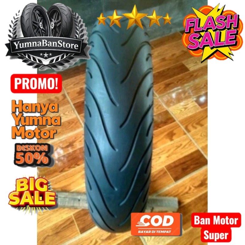 Ban tubles Uk 100/80-110/70-120/70-Ring 17 Merek Michelin& Zeneos& FDR &IRC
