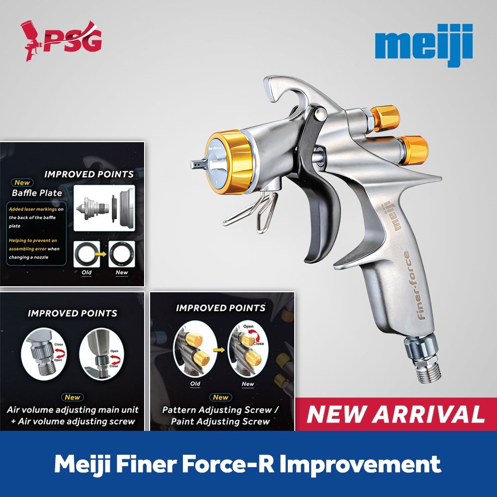 Meiji Finer Force Type-R Spraygun SVLP Japan