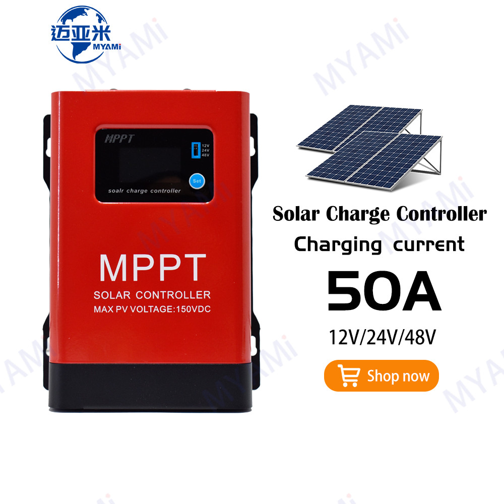 MYAMi 2800W MPPT SetDown To 12V 24V 48V 50A 100A Offgrid Solar Charge Controller Caravan Solar Syste