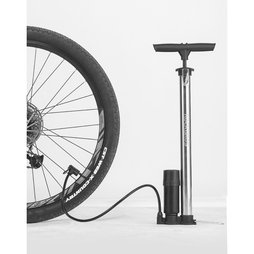 ROCKBROS Bike Floor Pump High Pressure Cycling Pump Road MTB Bicycle Tire Pump Standing Bike Pump St