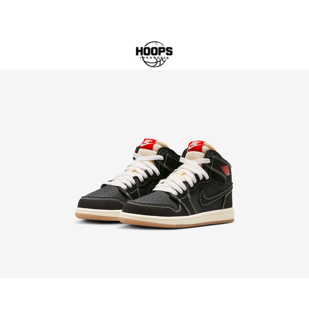 Sepatu Basket Anak Nike Air Jordan 1 Retro High OG Flight Club Preschool II9926-001 Hoops Indonesia
