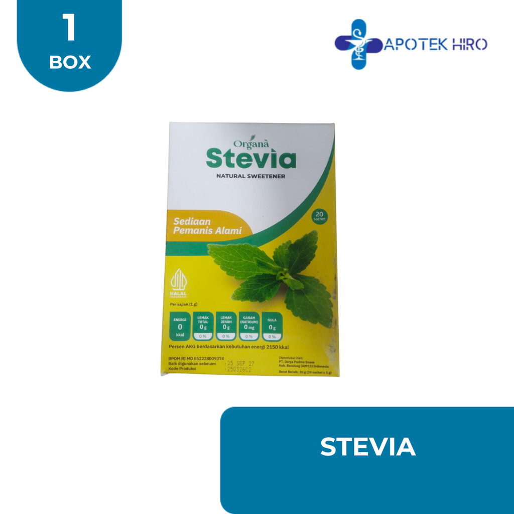 T ORGANA STEVIA GULA STEVIA