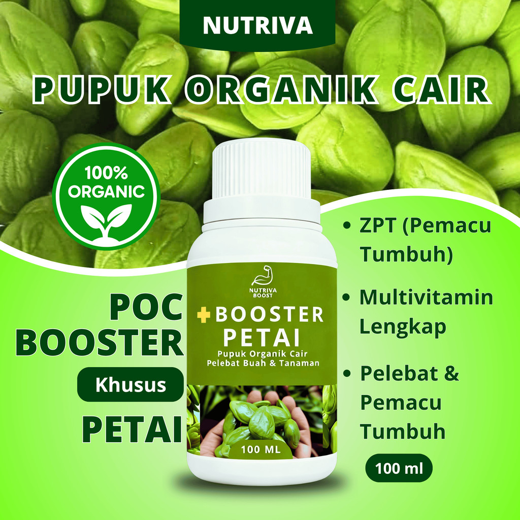 Nutriva, Pupuk Pelebat Buah Petai / Booster Pelebat Buah / Pupuk Booster Buah Petai / Pupuk Penyubur