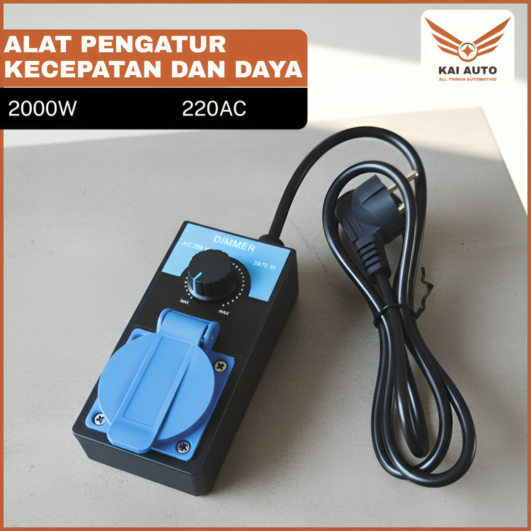 Dimmer Speed Control 2000W Pengatur Kecepatan Gerinda Dimmer Gerinda 2000 Watt AC 220V