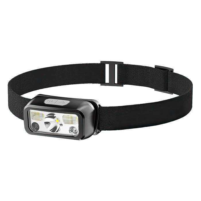 (Vida Adventure) Suksestech Headlamp Senter Kepala Mini Memiliki 7 Mode Cahaya Berwarna Putih Dan Me