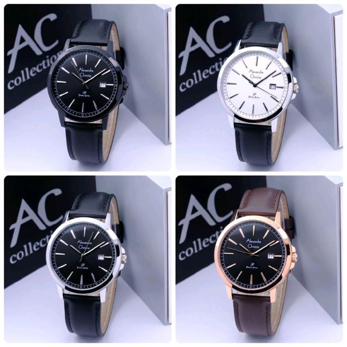 ALEXANDRE CHRISTI AC 1014 / AC1014 LEATHER. JAM TANGAN PRIA ORIGINAL Watches