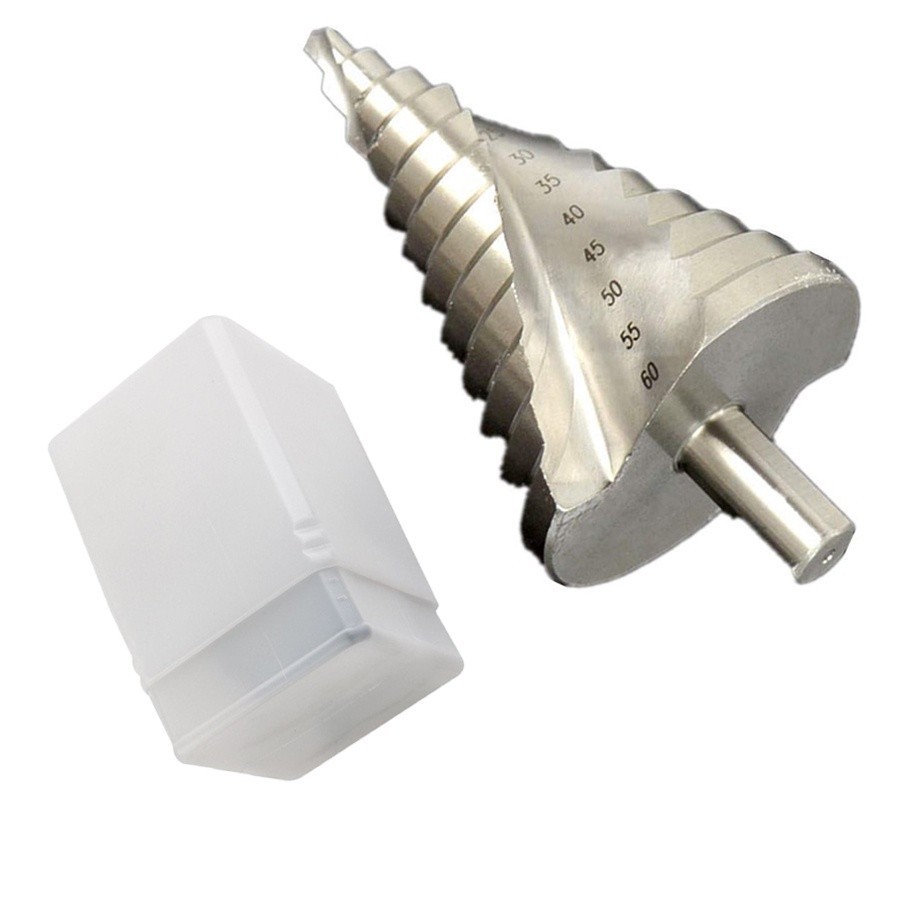 Mata Bor Pagoda 6-60mm SP / Step Dril Drill Spiral / Kerucut Cone Besi Kayu Plastik