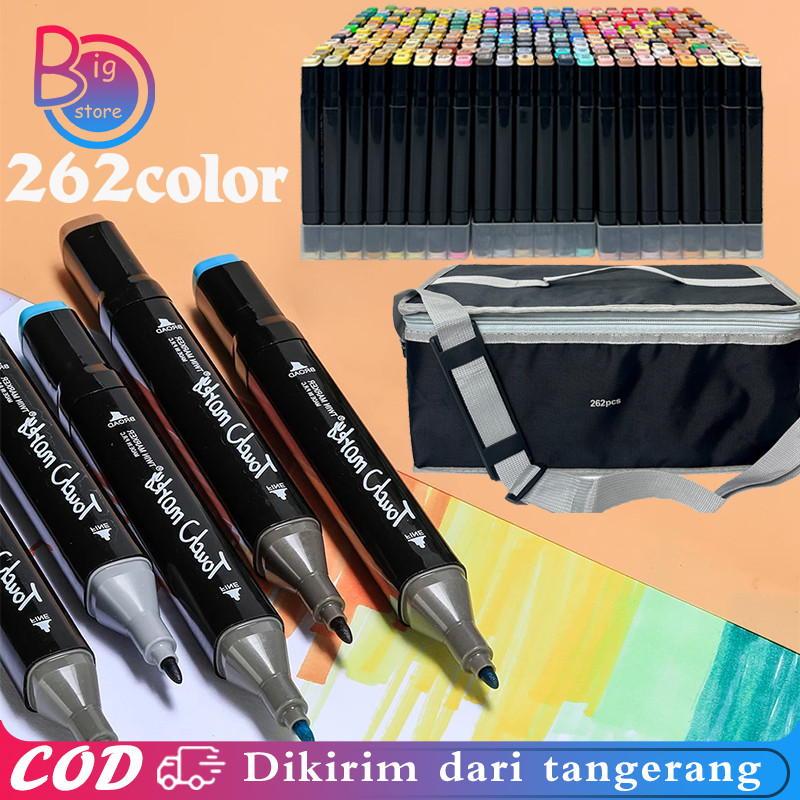 Isi 262 Spidol Warna Marker Spidol Dual Side Fine Art Marker Drawing Marker Twin Marker Spidol