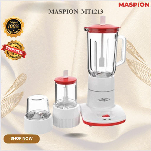 MASPION BLENDER 3in1 MT1213/MT-1213/MT-1213/MT 1213/MASPION DRY BLENDER PLASTIK/