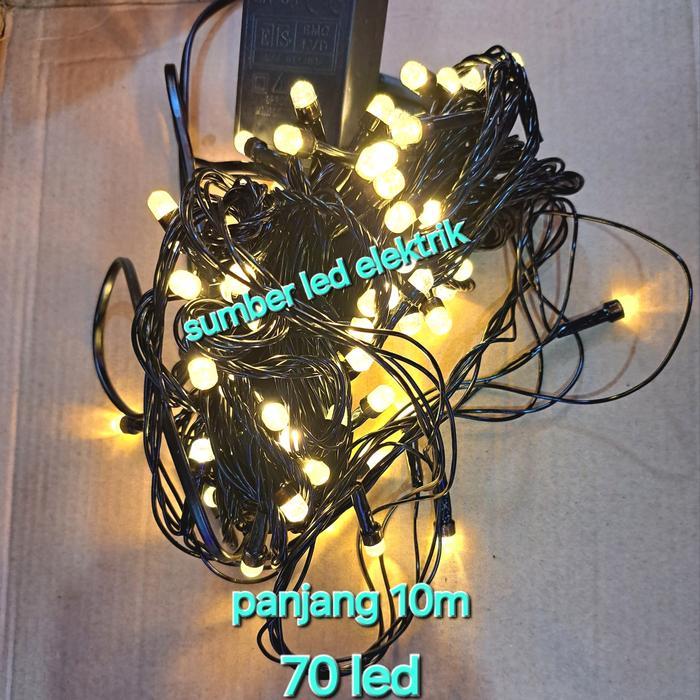 Lampu led/lampu natal kuning warm white pohon natal