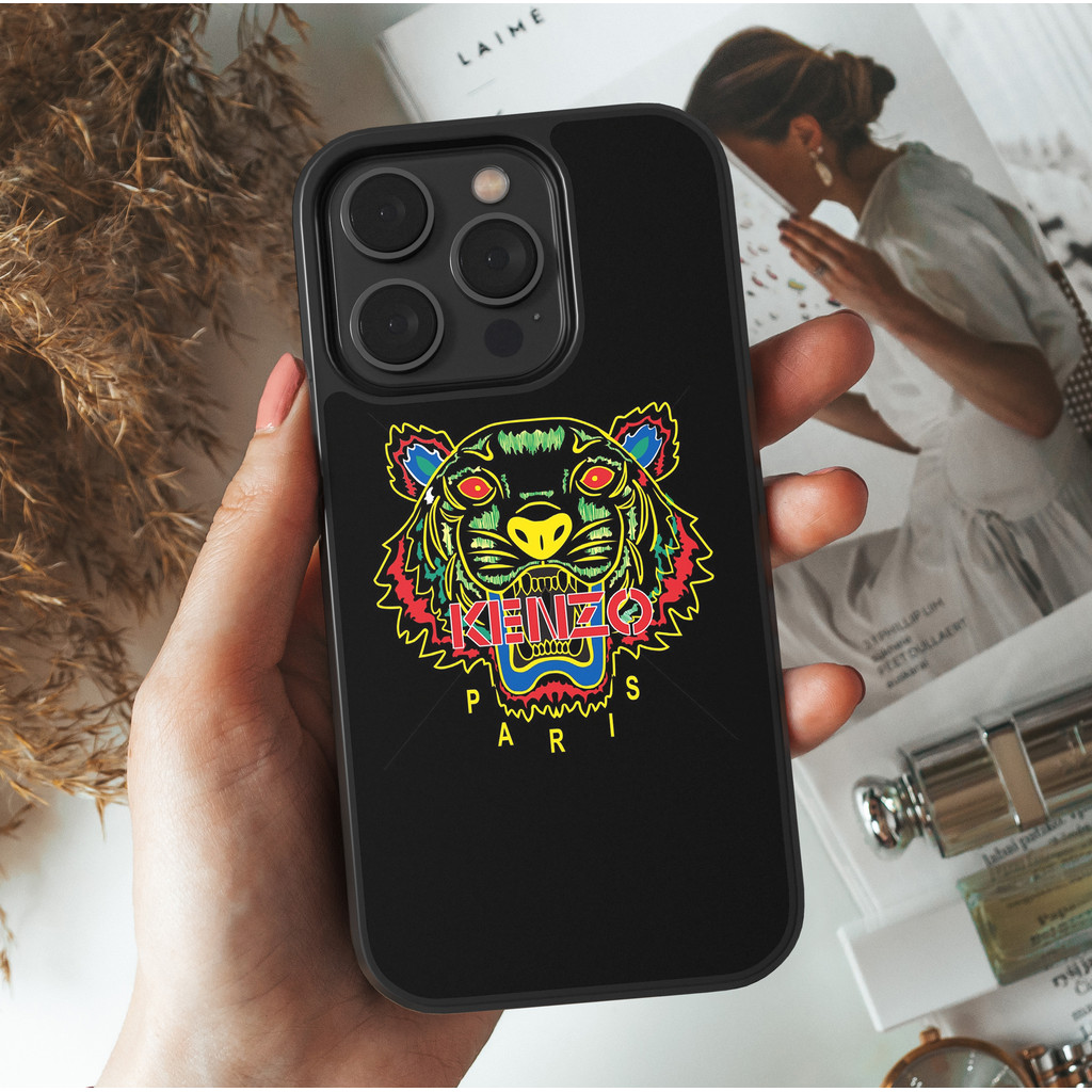 Casing Kenzo iPhone 11 12 13 14 15 16 17 Pro Max Plus Premium Case Silicone Softcase Hardcase Lens P