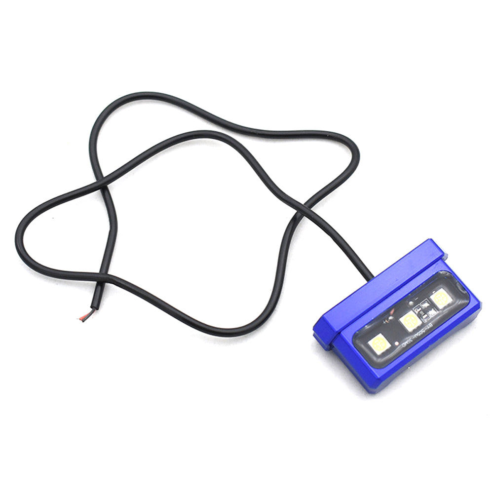 3 LED Motorcycle License Plate Light Decorative Lamp Universal For Honda Kawasaki Yamaha Suzuki Litt