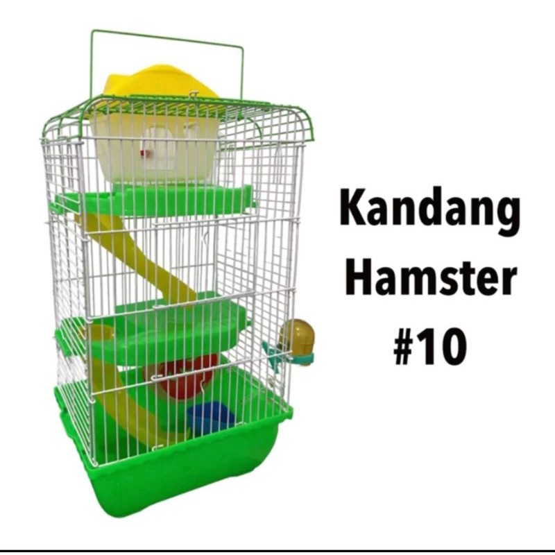 Kandang Hamster Besar 3 Tingkat Mewah Lengkap