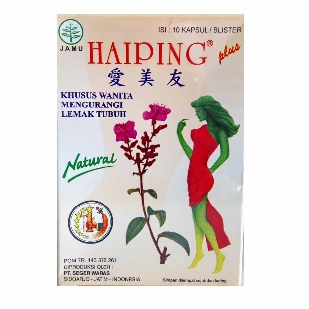 Haiping Kapsul Plus/Jamu Peluntur Lemak/Herbal Pelangsing