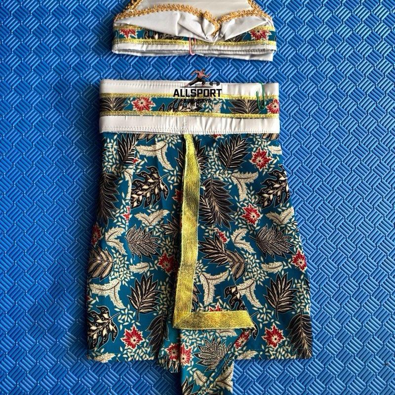 Sembong Silat Hijau Songket Seni Silat Kain Seni Silat Songket Silat Kain Seni Pencak Silat Sembong 