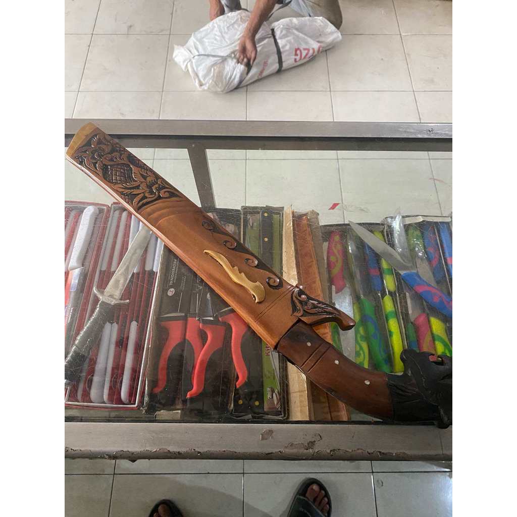 promo2026 Golok Asli cibatu gagang macan siap pakai baja per bisa cod