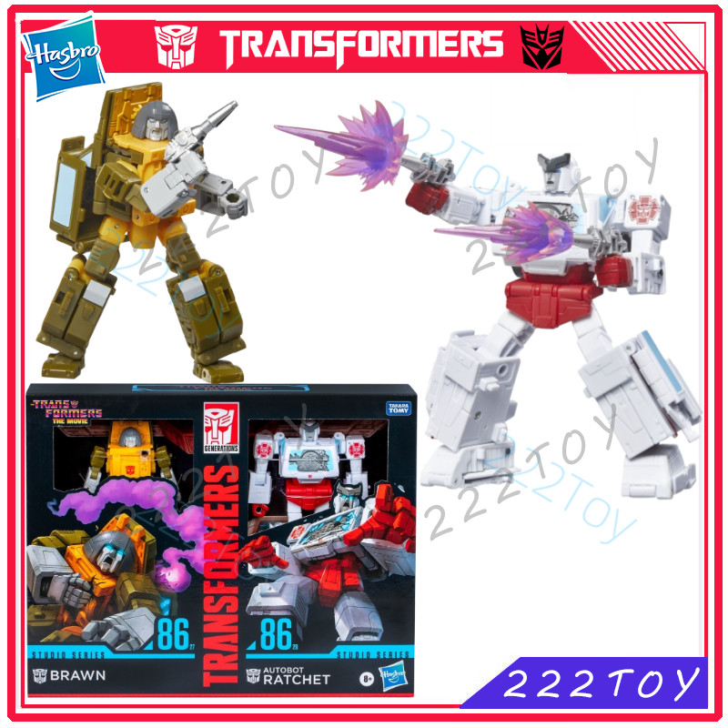 New Hasbro Transformers Classic Toys The Movie1986 SS86-27 Deluxe Brawn 86-28 Voyager Class Ratchet 