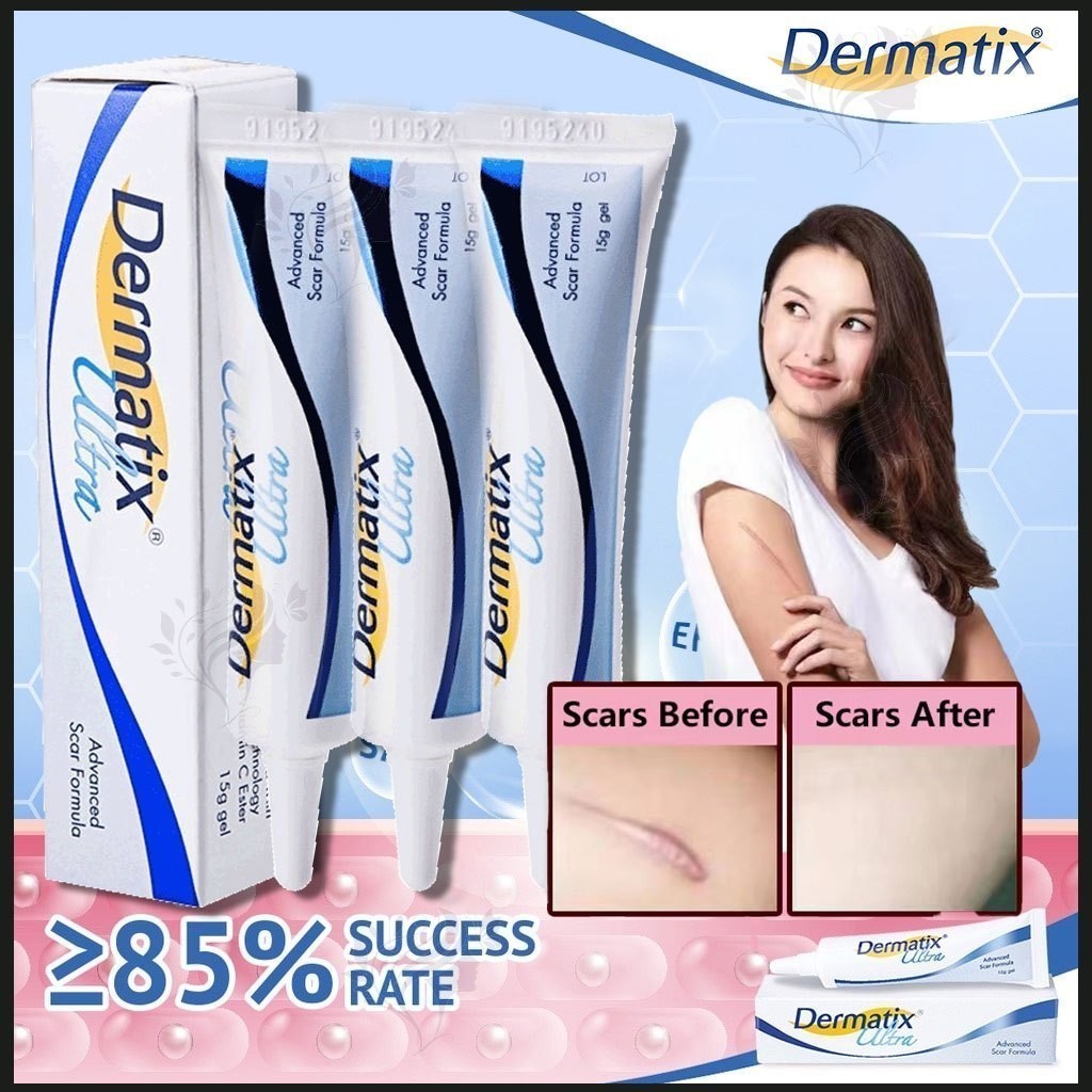 Dermatix Ultra 15gr Cream Penghilang Bekas Luka, Bekas Jerawat 100% asli