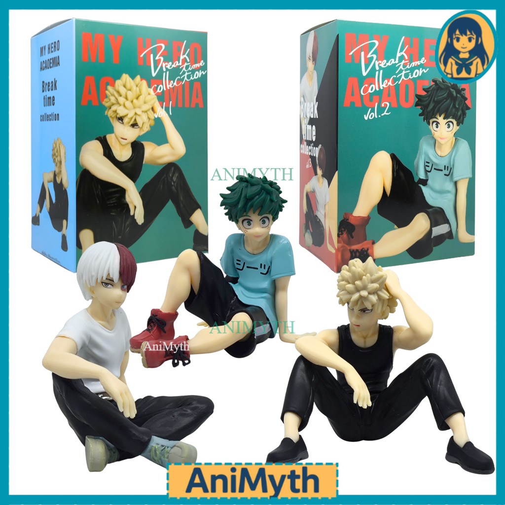 Action Figure My Hero Academia Bakugo Deku Todoroki Break Time Casual Ver