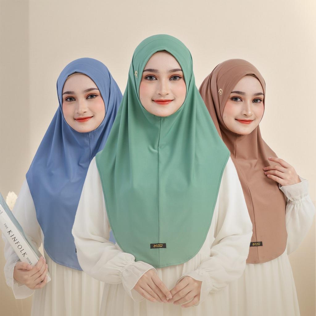 fathiya Hijab - Hijab Dea Series - Bergo Jersey Non Pad Terbaru jilbab  coklat Jilbab Sport Hijab In