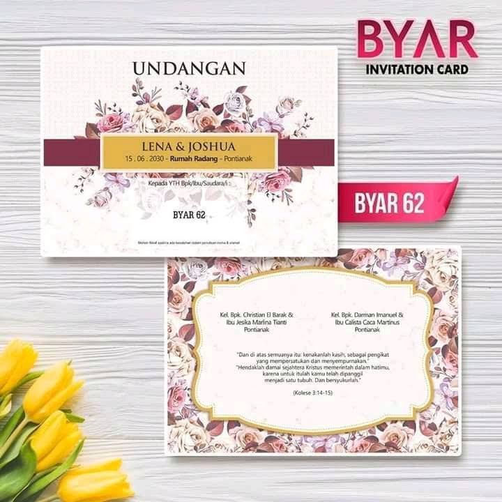 Blangko Undangan  Byar 62  (Blangko Center)