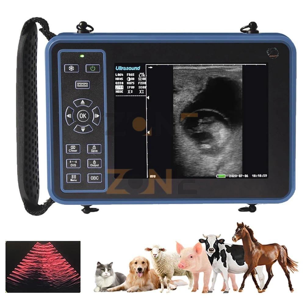 Mesin Uji Kehamilan Hewan USG Hewan Pemindai Ultrasound Hewan Portabel Alat Tes Kehamilan Domba, Kam
